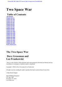 Frankowski Leo — Two Space War