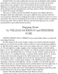 Morrison William; Pohl Frederik — Stepping Stone