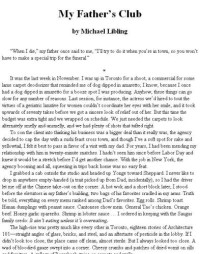 Libling Michael — My Father's Club