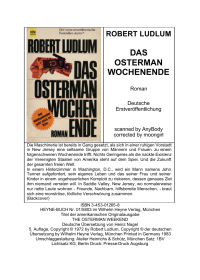 Ludlum Robert — Das Osterman Wochenende