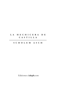 Asch Scholem — La Hechicera De Castilla
