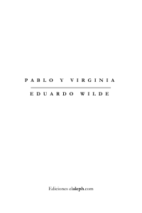 Wilde Eduardo — Pablo Y Virginia
