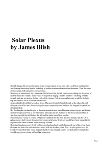 Blish James — Solar Plexus