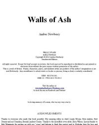 Newberry Amber — Walls of Ash