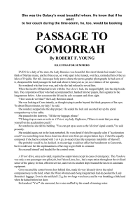 Young, Robert F — Passage to Gomorrah