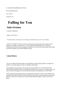 Ortolon Julie — Falling For You