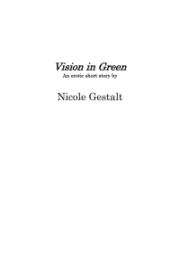 Gestalt Nicole — Vision In Green