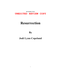 Copeland, Jodi Lynn — Resurrection