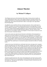 Calligaro, Michael P — Almost Murder