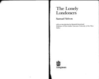 Samuel Selvon — The Lonely Londoners