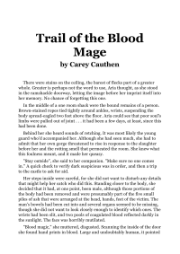 Cauthen Carey — Trail of the Blood Mage