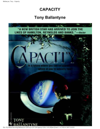 Ballantyne Tony — Capacity