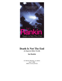 Ian Rankin — Death is Not the End (Inspector Rebus, #10.5)