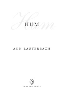 Lauterbach Ann — Hum