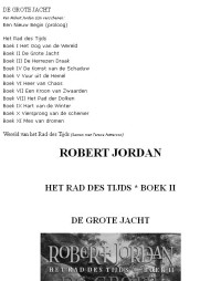 Jordan Robert — De Grote Jacht