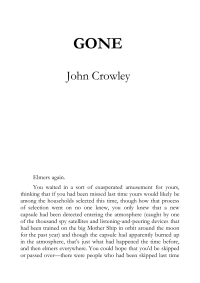 Crowley John — Gone