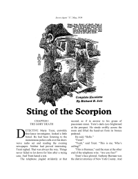 Sale, Richard B — Sting of the Scorpion
