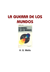 Wells, Herbert George — La Guerra de los Mundos