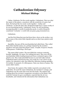 Bishop Michael — Cathadonian Odyssey