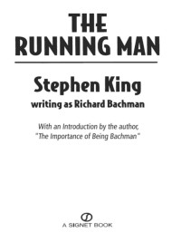 King Stephen — The Running Man