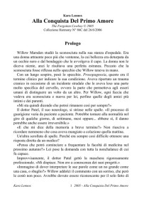 Amore, Alla Conquista Del Primo — Kara Lennox