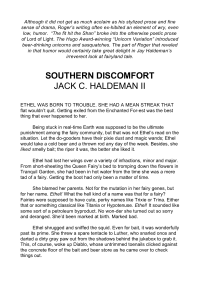 Haldeman, Jack C II — Southern Discomfort