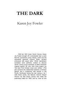 Fowler, Karen Joy — The Dark