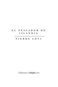 Loti Pierre — El Pescador De Islandia