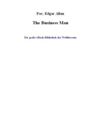 Poe, Edgar Allan — The Business Man