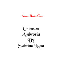 Luna Sabrina — Crimson Ambrosia