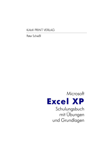 Schießl Peter — MS Excel XP Schulungsbuch mit Übungen