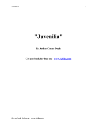 Doyle, Arthur Conan — Juvenilia