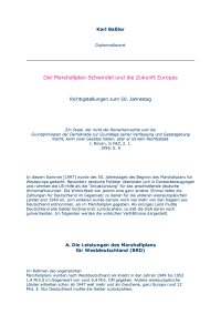 Baсler Karl — Der Marshallplan-Schwindel und die Zukunft Europas