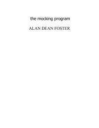 Foster, Alan Dean — The Mocking Program