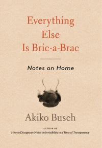 Akiko Busch — Everything Else is Bric-a-Brac