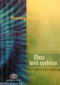 Gyula Herczeg. — Olasz leiro nyelvtan