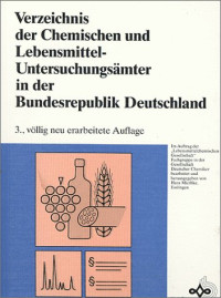 Hans Miethke — Verzeichnis der Chemischen und Lebensmittel-Untersuchungsämter in der Bundesrepublik Deutschland