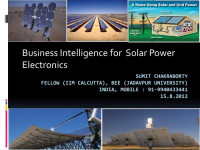Sumit Chakraborty — [Presentation] Business Intelligence for Solar Power Electronics