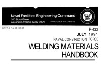 US Navy  — Welding Materials Handbook NAVFAC P-433