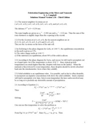 Stephen A. Campbell — Fabrication Engineering at the Micro- and Nanoscale. Solution manual