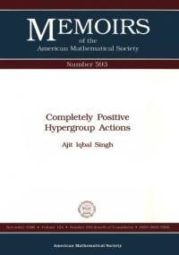 Ajit Iqbal Singh — Completely Positive Hypergroup Actions