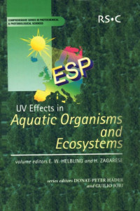 E  Walter Helbling; A  R Webb; P  J Neale — UV Effects in Aquatic Organisms and Ecosystems