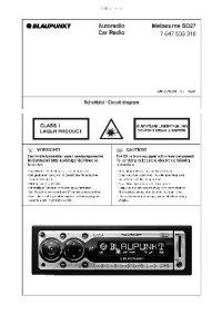  — Circuit diagram car radio Melbourne SD27