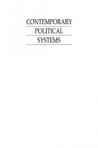 Anton Bebler (editor); Jim Seroka (editor) — Contemporary Political Systems: Classifications and Typologies
