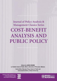 David Weimer — Cost-Benefit Analysis and Public Policy