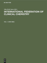 — International Federation of Clinical Chemistry: Vol. 1 1978–1983