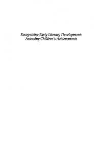 Cathy Nutbrown — Recognising Early Literacy Development: Assessing Childrens Achievements