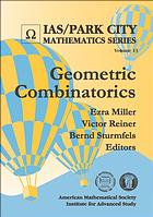 Reiner, Victor; Miller, Ezra; Sturmfels, Bernd  (eds.) — Geometric combinatorics