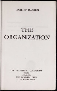 Harriet Daimler — The Organization