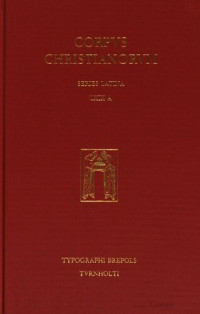 Anonymus, Potamius Olisponensis; M. Conti, J.N. Hillgarth (eds) — Altercatio ecclesiae et synagogae, Opera
